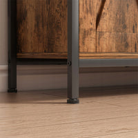 Credenza, mobile laterale con ripiani aperti, cassettiera vintage, cucina, soggiorno, loft