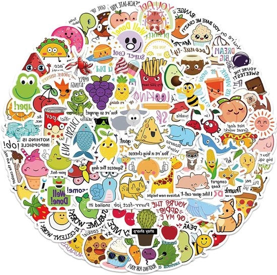 80 set di adesivi Kawaii per bambini - set di adesivi per copertina di Kindle
