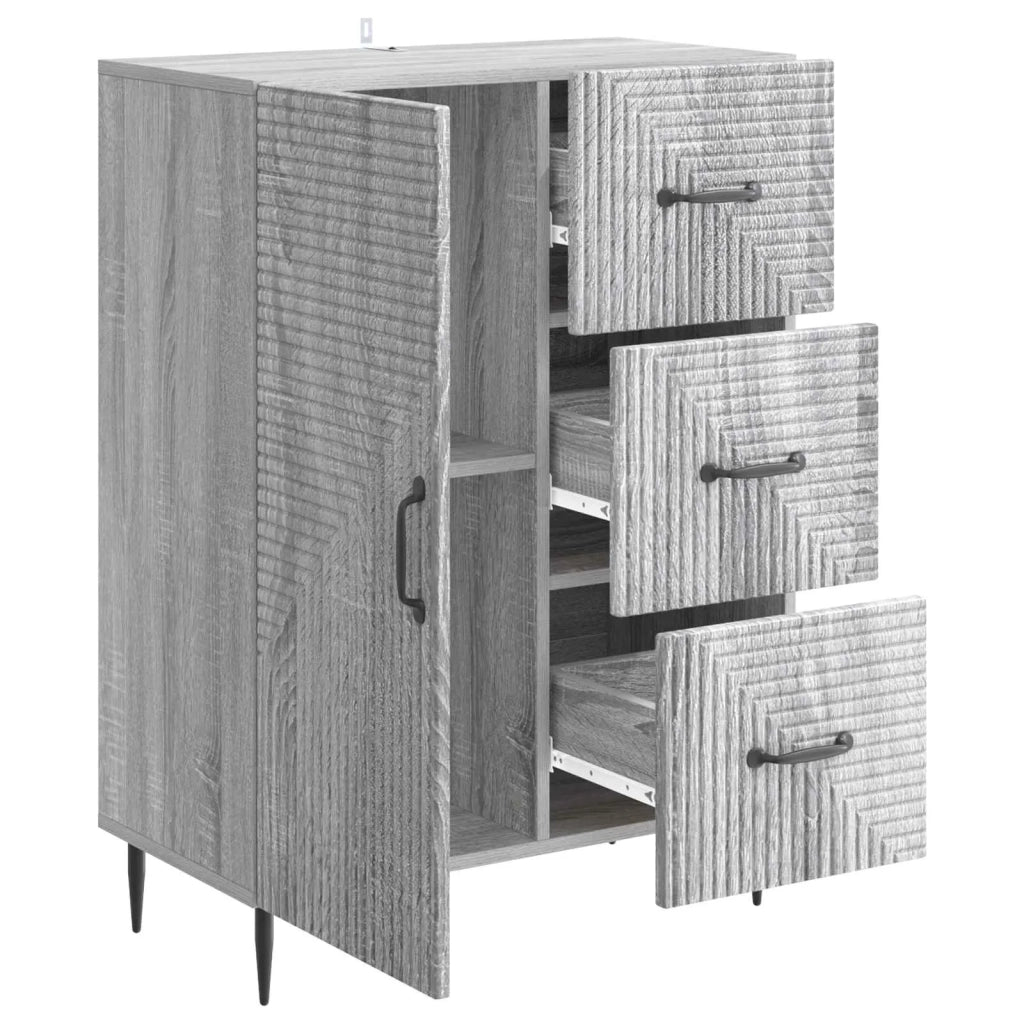 Credenza Grigio Sonoma 66 x 34,5 x 89,5 cm Legno ingegnerizzato
