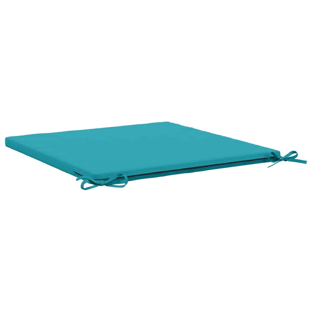 Cuscino per Sedia in Unico Pezzo SOEST 100% Poliestere Turchese 944987