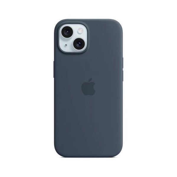 Cover iphone 15 silicone compatibile con magsafe storm blue - MT0N3ZM/A