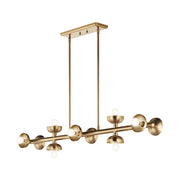 Lampada a sospensione Palta oro 122cm 10xE14 Kichler
