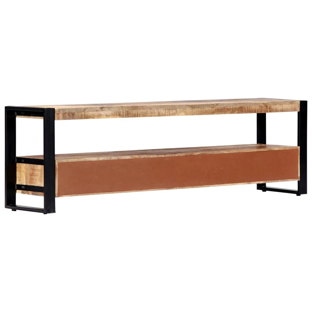 Pratica credenza porta TV di design 150 cm legno massello di mango 2502013