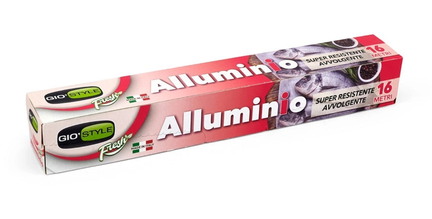 Rotolo Pellicola da Cucina in Alluminio 16 Metri Giostyle