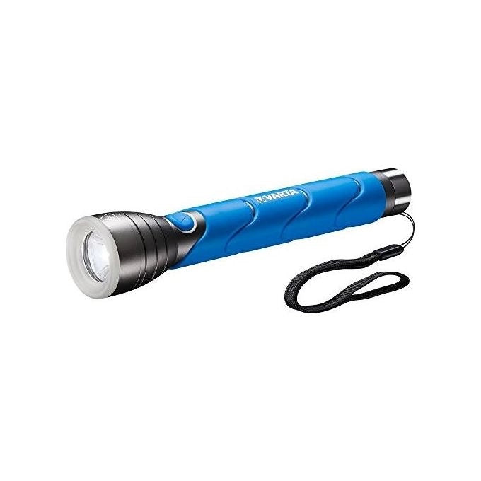 Varta 18629 Outdoor Sports F30 Torcia a mano LED 5W 350 lm IPX4 Antiurto 2m 3C colore Blu