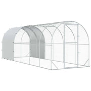 Pollaio Argento 600 x 200 x 200 cm Acciaio zincato 3434682