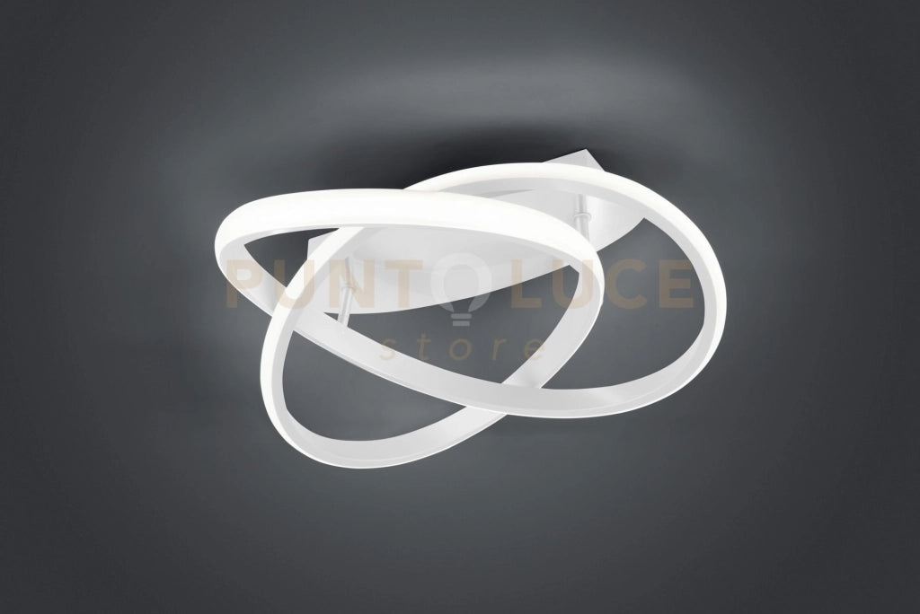 COURSE PLAFONIERA LED 18W · 1x 2400lm, 4000K SPIRALE BIANCA CON REGOLAZIONE INTENSITA' CON INTERRUTTORE D.45CM