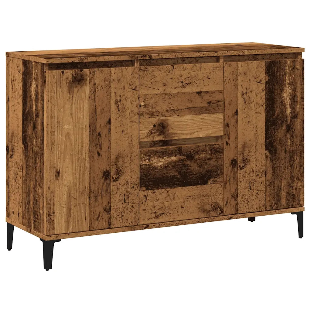Credenza Legno Antico 102x35x70 cm in Legno Multistrato
