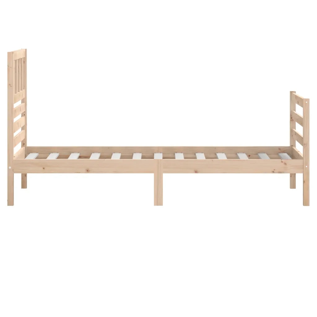 Giroletto-Struttura Letto in Legno Massello 90x200 cm 233015