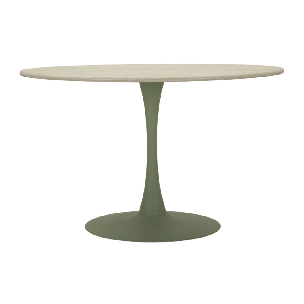 Tavolo VKH892, Verde, MDF, 120x120x76 cm