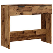 Tavolo Consolle | Tavolo d'Ingresso in Legno Vecchio 90x36x75 cm Legno Multistrato