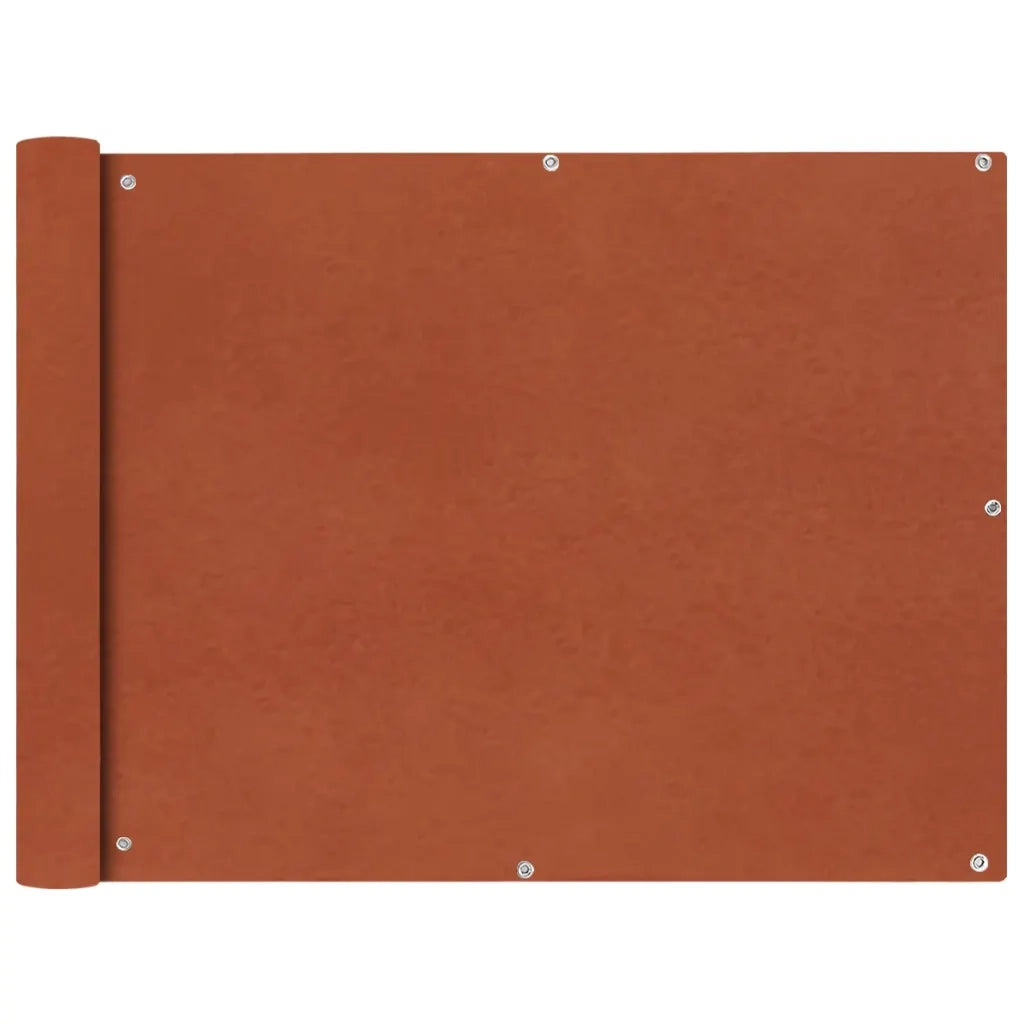 Paravento da Balcone in Tessuto Oxford 90x600 cm Terracotta cod mxl 17516