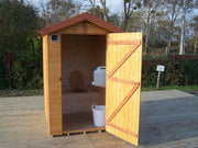 Casetta a pannelli 16 mm, Foresta con pavimento e WC a secco 140x190