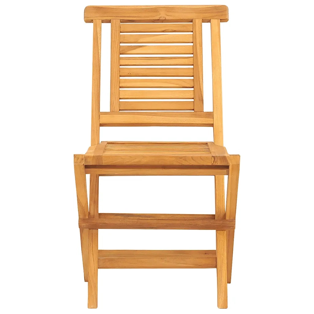 Sedie da Giardino Pieghevoli 4pz 47x63x90cm Legno Massello Teakcod mxl 100264