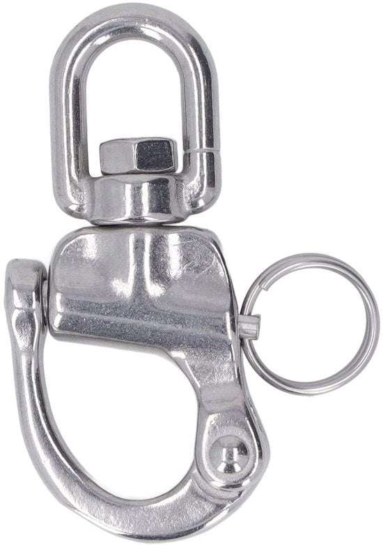 Fermo Velcro 316 Acciaio Inox - Chiusura Rapida - Fermo Velcro - Chiusura Snella - Chiusura per Spinnaker - Alta Qualità