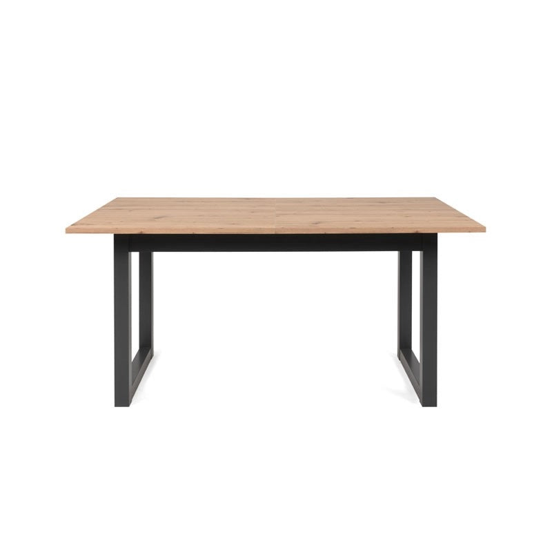 (2c) Tavolo moderno salotto cucina allungabile quercia cm 160-200 x 90(DENVER50) EFFEZ