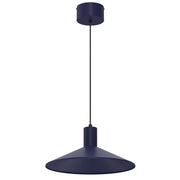 Lampada sospesa Nox 1 luce blu acciaio GU10 Luminex