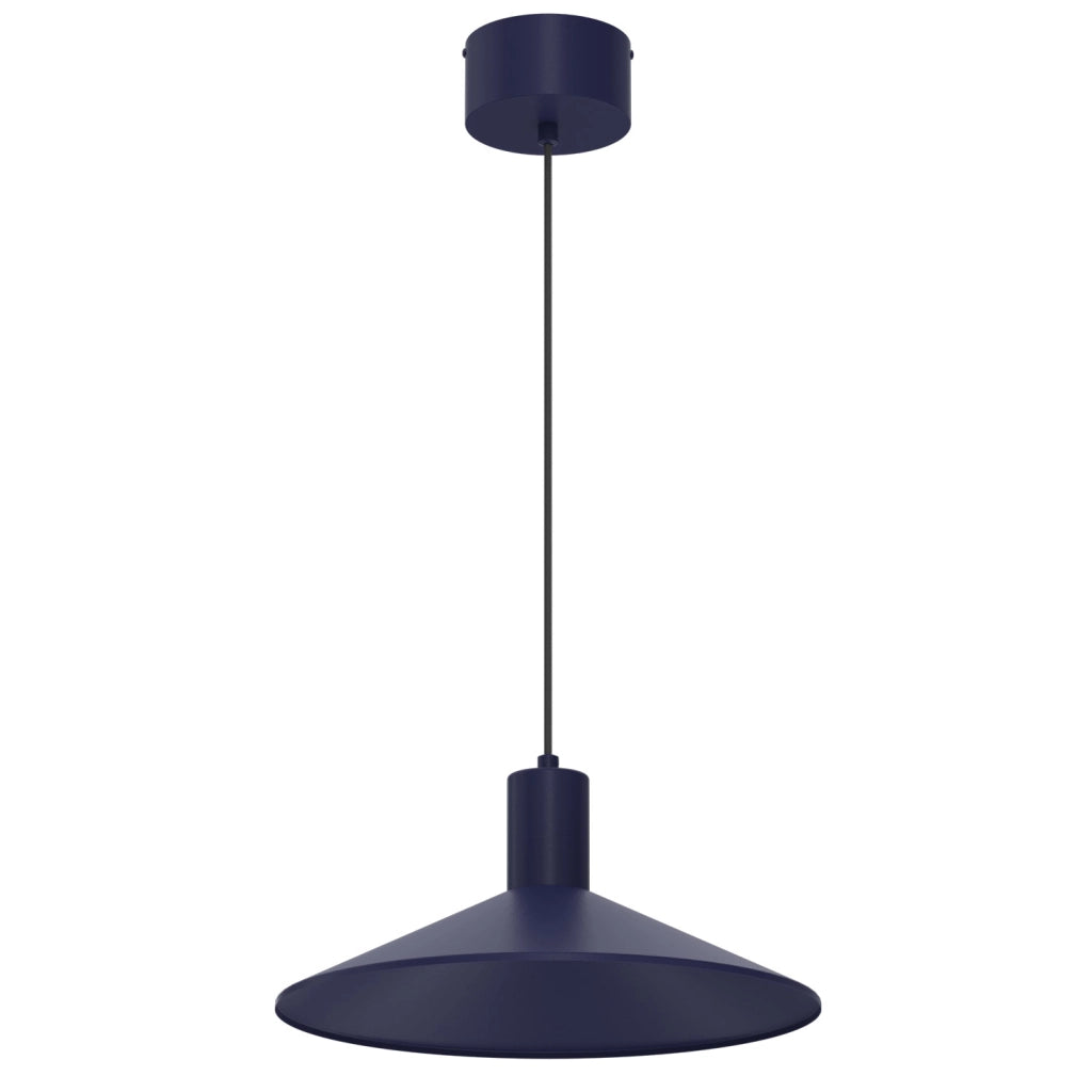 Lampada sospesa Nox 1 luce blu acciaio GU10 Luminex