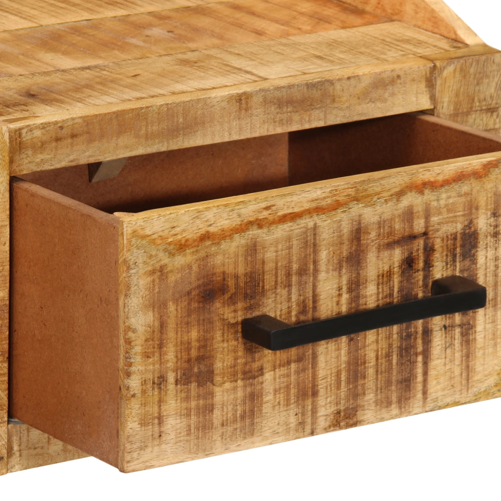 Mobiletto da notte 40x30x30 cm Legno massello di mango rustico