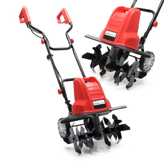 Motozappa elettrica per giardino, 1500 W 400 rpm, 24 lame, Elettrozappa Fresa per orto