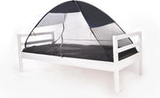 Tenda letto pop-up, protezione dagli insetti, opzionale, 200 x 90 x 110 cm, per due persone, per viaggi, con tasca portatile, colore grigio