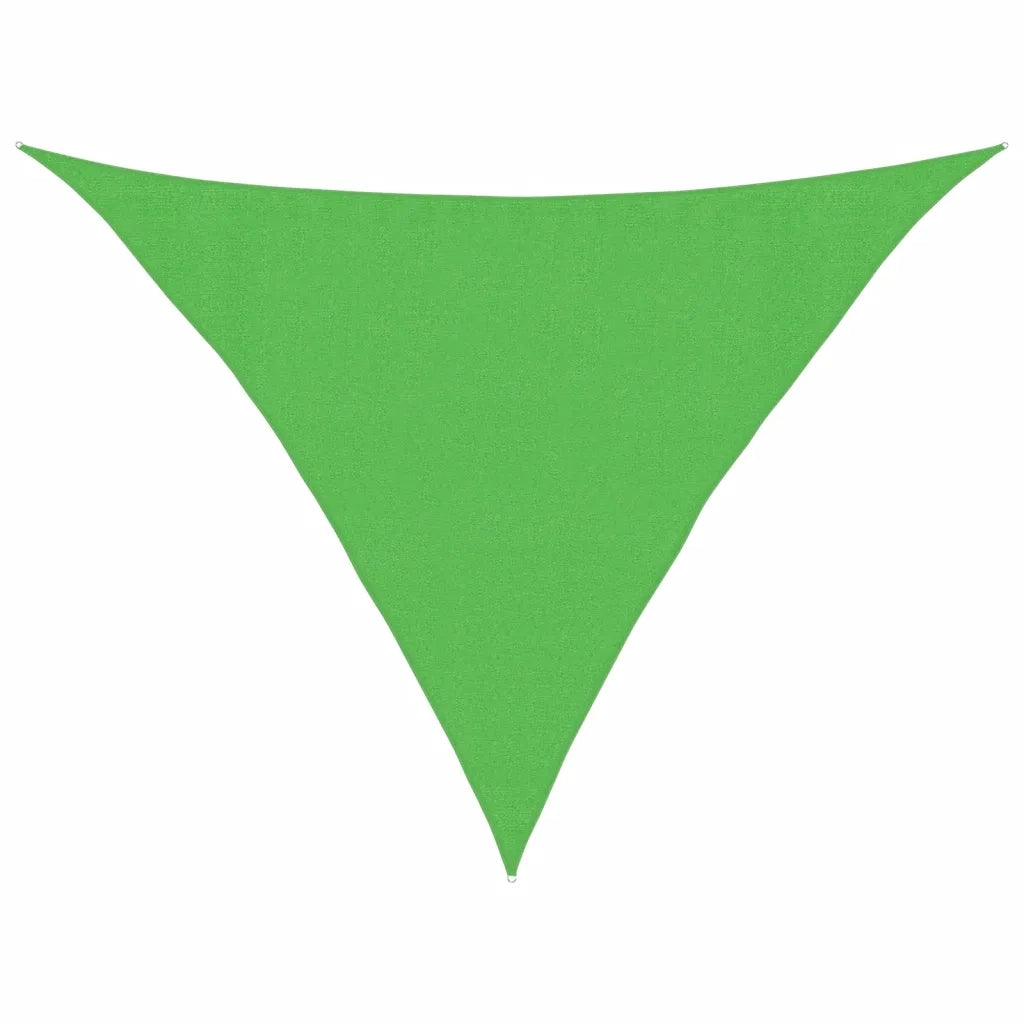 Vela Parasole 160 g/m² Verde Chiaro 3,5x3,5x4,9 m in HDPE 311312