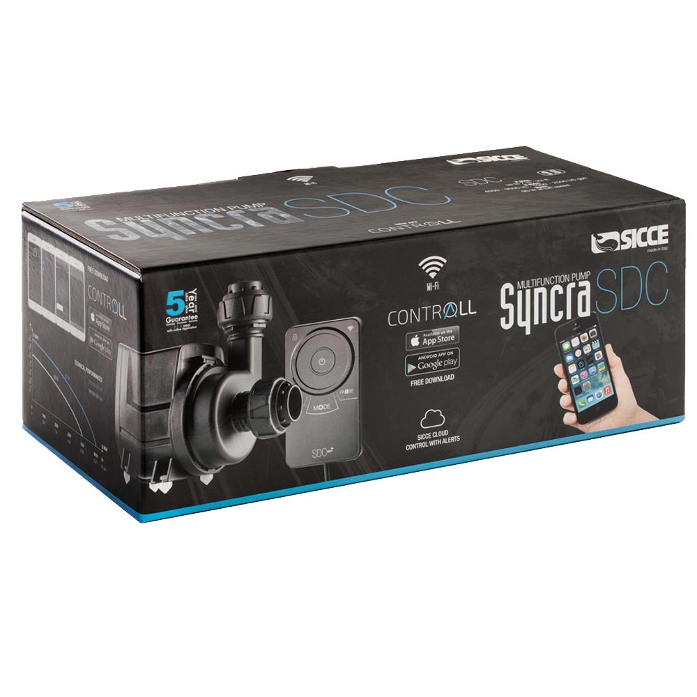 Sicce syncra sdc 9.0 pompa multifunzione controller wi-fi da 4000 a 9000 litri/h