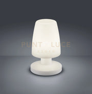 DORA LAMPADA TAVOLO LED 1,5W · 1x 90lm, 3000K DA ESTERNO IP44 DIFFUSORE CURVO RICARICABILE H. 20,5CM D. 13CM