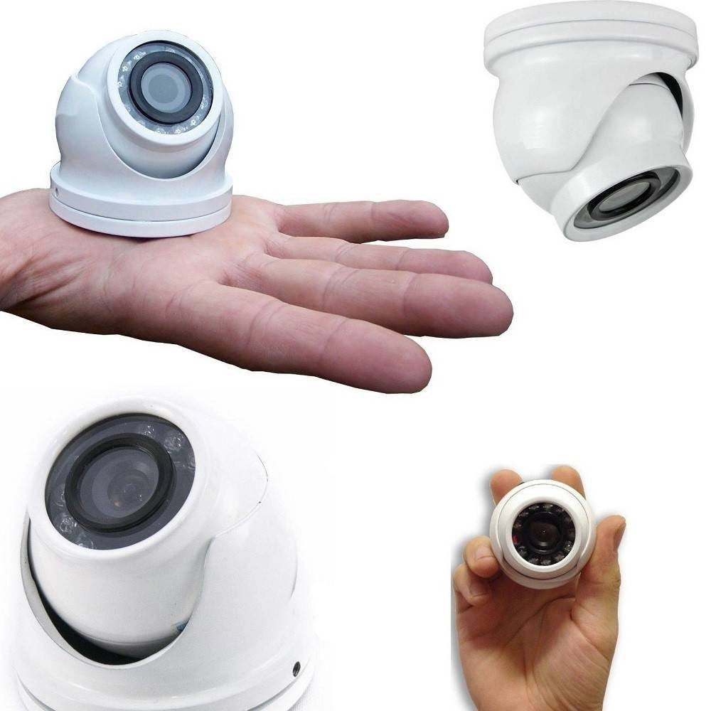 Trade Shop - Mini Telecamera Dome Ahd Videosorveglianza Full Hd 1080p 3.6mm 12led Video 1.3mp -