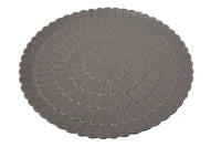 Piatto Porcellana Flower Giallo Ø Cm 33X2.5