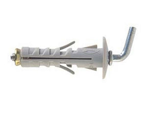 tassello in nylon con gancio corto "sb" - sb 12/8 ø mm.12x45 gancio mm.12 cod:ferx.fer62978