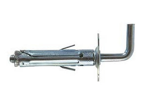 tassello in acciaio con gancio medio "sbs" - sbs 8/2 ø mm.8x40 gancio mm.12 cod:ferx.fer81993