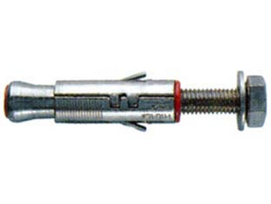 tassello in acciaio con vite t.e. "slm" - slm t.e. 6x50 tassello ø mm.12x45 cod:ferx.fer63043