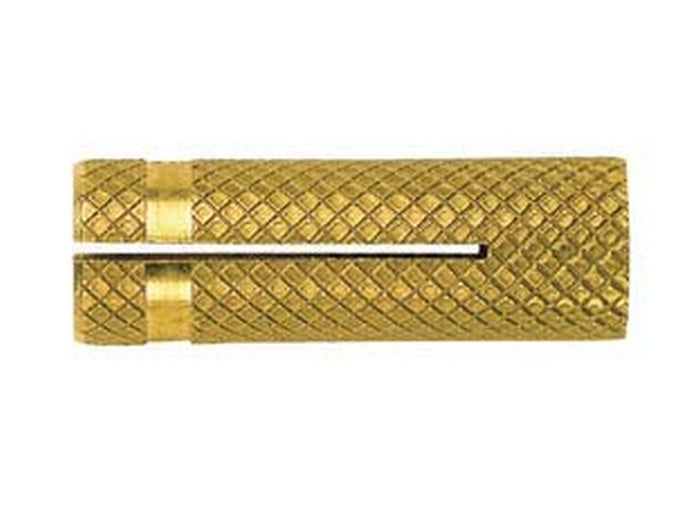 tassello in ottone per viti "po-m" - ø mm.12 ma tassello ø mm.15x40 cod:ferx.fer82372