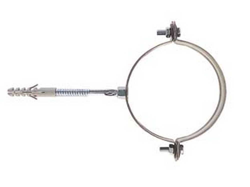 collari per pluviali tondi "scp" - scp-100 ø mm.100  tassello ø mm.10 cod:ferx.fer63388