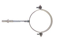 collari per pluviali tondi "scp" - scp-100 ø mm.100  tassello ø mm.10 cod:ferx.fer63388