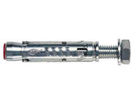 tassello acciaio vite t.e. "tam"  mm10 ma x mm90 tassello  mm15x69 cod:ferx.fer33282