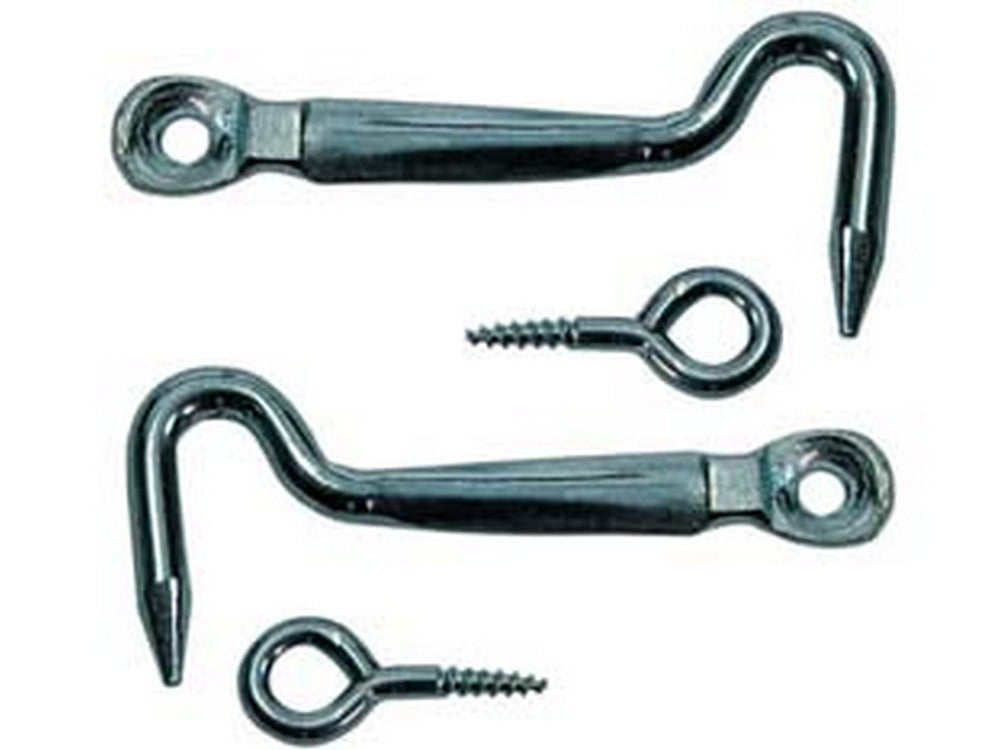 ganci piatti con occhiolini - mm.50 sx 2" cod:ferx.fer1397