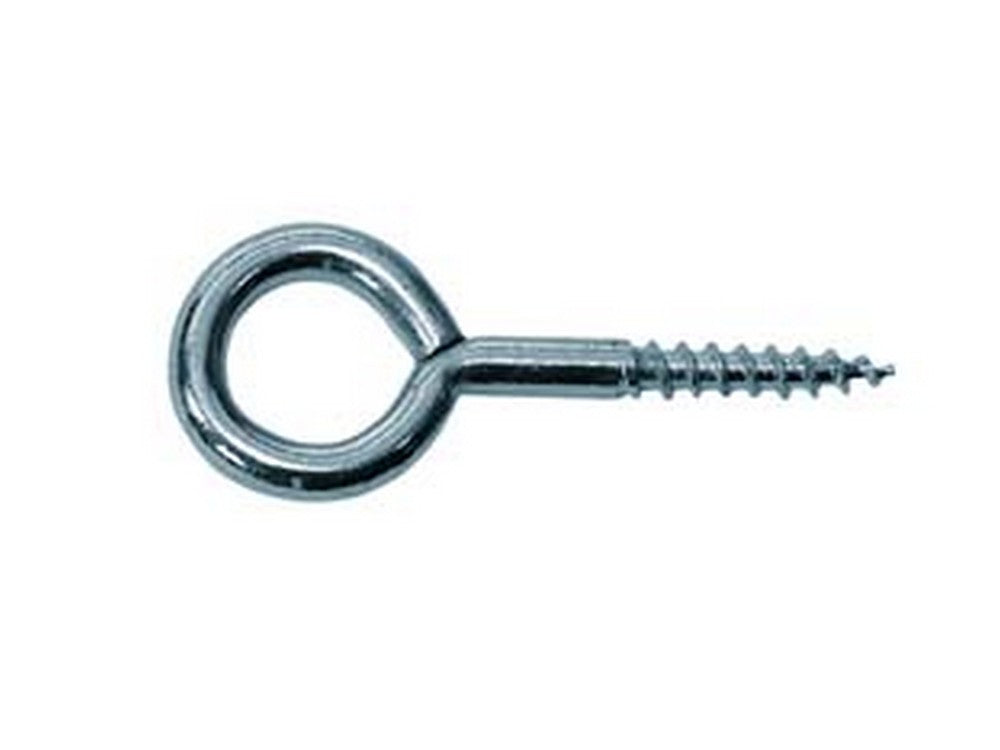 occhiolo con vite per legno acciaio zincato - mm.18x40 - ø mm.3x16 cod:ferx.fer42895