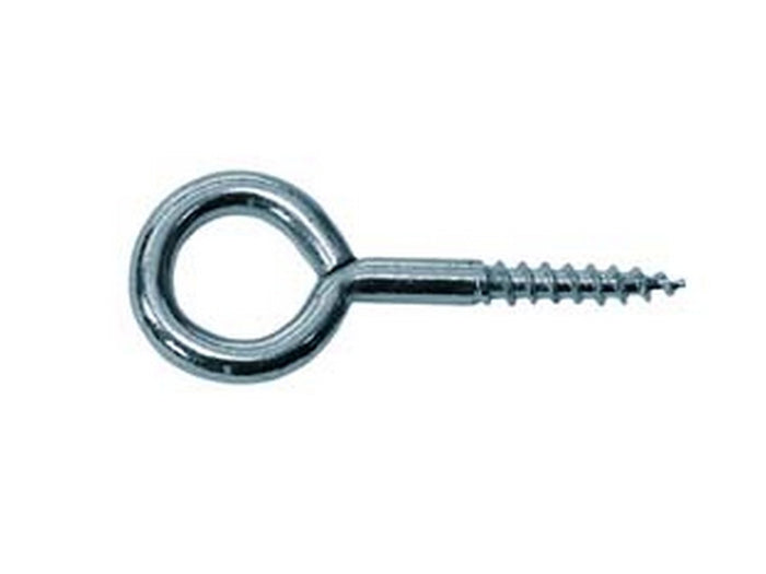 occhiolo con vite per legno acciaio zincato - mm.16x25 - ø mm.2,3x10 cod:ferx.fer42802
