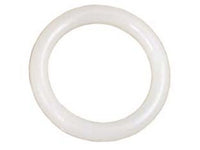 anelli per scorritenda tubolari in plastica bianco - ø mm.12-17 cod:ferx.fer2790