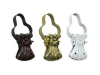 pinzettoni per tende barocco  - in ferro laccato bianco cod:ferx.fer3148