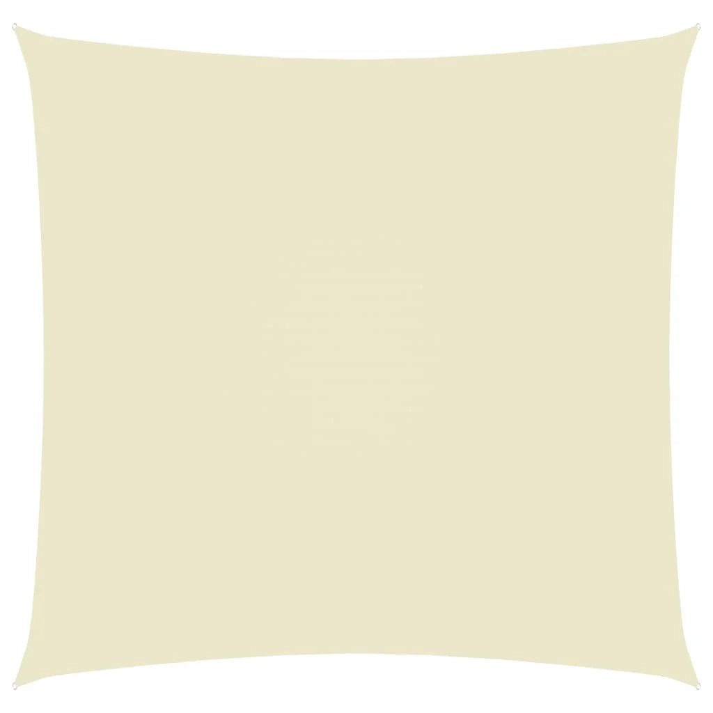 Vela ombreggiante/ombrellone quadrato in tessuto Oxford 2,5 x 2,5 m crema 02_0009460