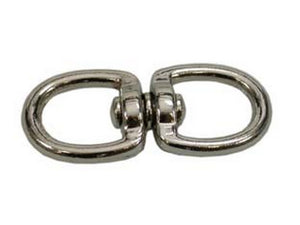 givolari ad anello doppio occhio in acciaio cromato - mm.40 1/2" cod:ferx.fer37402