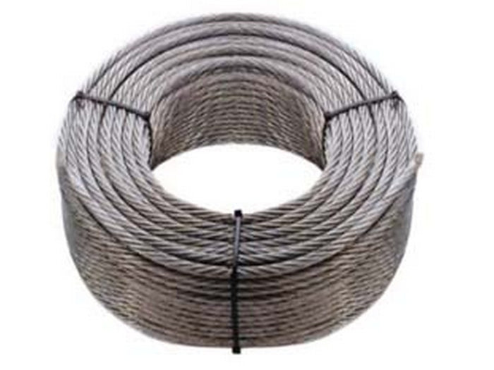 fune metallica in acciaio zincato - ø mm.2 in rotoli da mt.100, 42 fili cod:ferx.fer73509