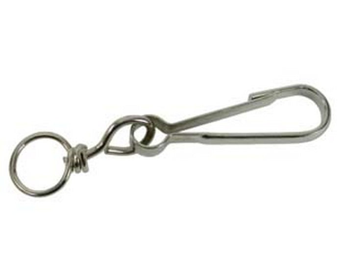 moschettoni simplex con givolare in acciaio zincato - mm.40 cod:ferx.fer4398