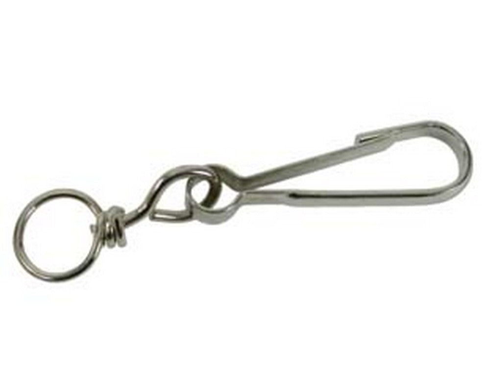 moschettoni simplex con givolare in acciaio zincato - mm.80 cod:ferx.fer4428