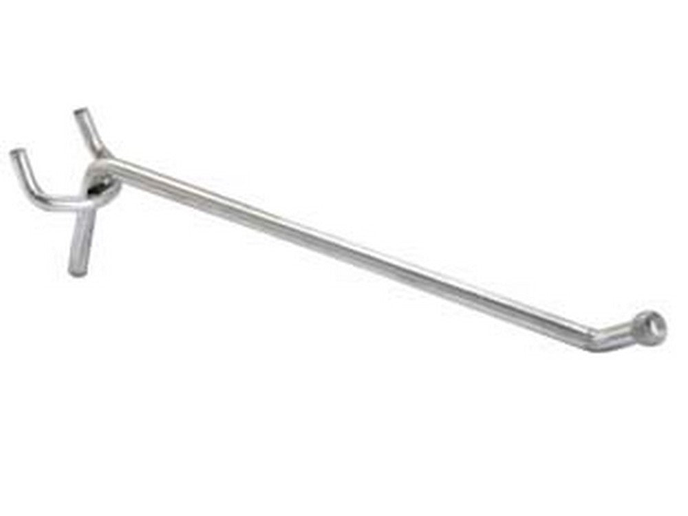 gancio 1 filo pannelli forati punta antinfortunistica  mm3,6x5x200 l cod:ferx.fer5753