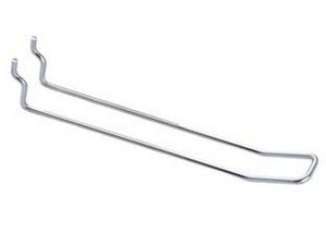 ganci a 2 fili semplici per pannelli forati - ø mm.3,8x250 l. cod:ferx.fer323369