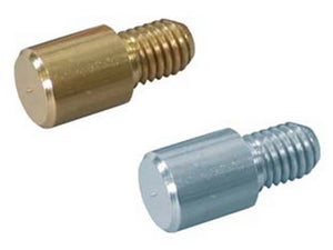 mensolina tonda filettata - ø mm.7 con filetto ø mm.5 ma in ottone lucido cod:ferx.fer5883